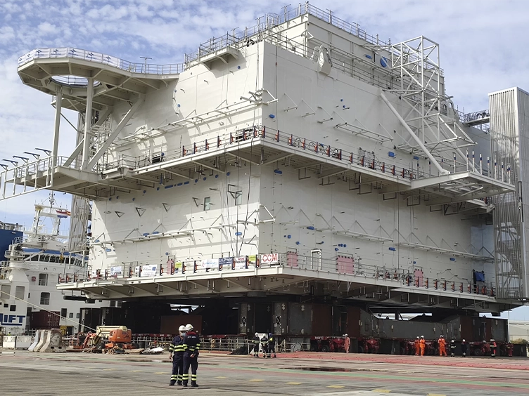 Navantia Seanergies entrega la quinta plataforma flotante para el parque eólico Kinkardine