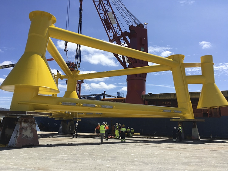 Navantia Seanergies entrega la quinta plataforma flotante para el parque eólico Kinkardine